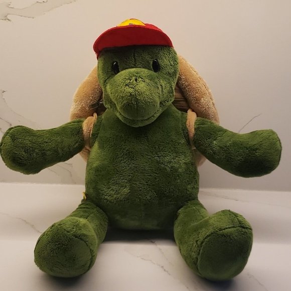 Build-A-Bear Other - 𝅺BUILD-A-BEAR Franklin Turtle Plush with Shell  Backpack Zipper Cap 16" tall